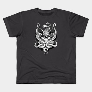 Cthulhu illuminati Kids T-Shirt